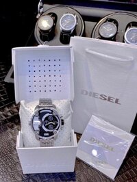 Đồng hồ Diesel nam dây kim loại Diesel DZ7259 Little Daddy 3 Bar 51mm