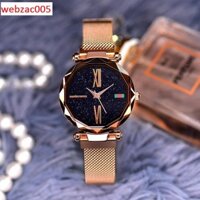 Đồng hồ Dimini nữ dây nam châm (tặng 1 móc khóa quả chuông.)