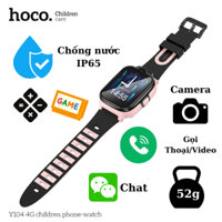 Đồng hồ định vị trẻ em Hoco Y104 lắp sim 4G, định vị GPS, nghe gọi video 2 chiều, chống nước IP65 smartwatch kids