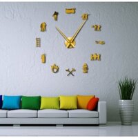 Đồng hồ DIY dán tường chủ đề chữa cháy độc lạ, version 20