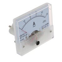 Đồng hồ đo Ampe kế hình chữ nhật 85C1 DC 0-50A xe hơi ô tô tải 12v 241 dòng điện máy phát sạc bảo vệ bình ắc quy