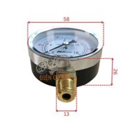 Đồng hồ đo áp lực máy nén khí thông dụng (Áp kế 16kg và 10kg)