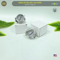Đồng hồ đo áp suất có dầu nhỏ 10kg 150psi, cho máy lọc nước ro gia đình, giá tốt