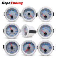 Đồng Hồ Đo Áp Suất Dầu / Nước / Nhiệt Độ Xe Hơi 2 "52mm 12VV Có Đèn LED