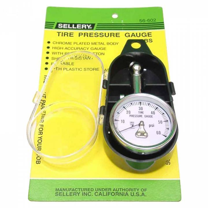 Đồng hồ đo áp suất khí lốp xe sellery 56-602