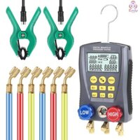 Đồng hồ đo áp suất Làm lạnh Kỹ thuật số Máy đo áp suất chân không Máy đo nhiệt độ Thông gió và điều hòa nhiệt độ Máy kiểm tra van Bộ công cụ