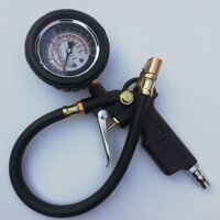 Đồng hồ đo áp suất lốp chính xác cao với bơm không khí cho lốp xe ô tô, đồng hồ đo áp suất lốp ngâm dầu, súng bơm hơi