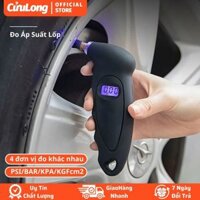 Đồng Hồ Đo Áp Suất Lốp Ô Tô Xe Máy màn hình Led kỹ thuật số đo áp suất bánh xe hơi