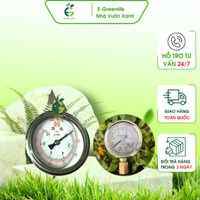Đồng hồ đo áp suất nước, áp suất chất lỏng, khí - Chất liệu Innox bền bỉ - E-Greenlife nhà vườn xanh
