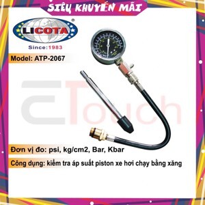 Đồng hồ đo áp suất piston Licota ATP-2067