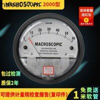 Đồng hồ đo áp suất vi sai Máy gieo Michaels Đồng hồ đo áp suất âm 0-60 Clean 0-500Pa Michaels MACROSCOPIC