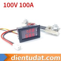 Đồng hồ đo áp và dòng DC - 100A