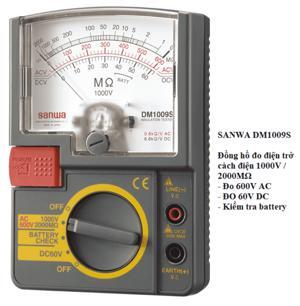 Đồng hồ đo cách điện Megaohm Sanwa DM1009S
