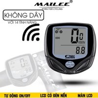 Đồng hồ đo đạp xe đạp không dây SD-548C Chống nước Cảm biến nam châm, đo tốc độ xe, quãng đường Đa chức năng Phụ kiện xe đạp - Mai Lee