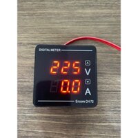 Đồng hồ đo điện áp, dòng điện Vôn kế - Ampe Kế điện tử LED CH72