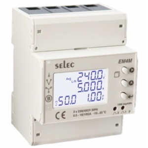 Đồng hồ đo điện đa năng Selec EM4M-3P-C-100A