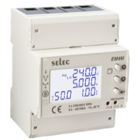 Đồng hồ đo điện đa năng Selec EM4M-3P-C-100A