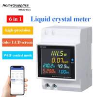 Đồng hồ đo điện thông minh gia đình một pha 6 Trong 1 KWh Công Suất Đo Tần Số 110V 220V 380V 100A