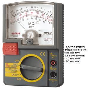 Đồng hồ đo điện trở cách điện Sanwa DM509S