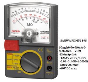 Đồng hồ đo điện trở cách điện Sanwa PDM5219S