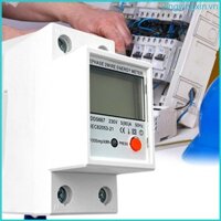 Đồng hồ đo điện YIN Watt KWh Power Amp Meter Din Rail Tiêu thụ Wattmeter