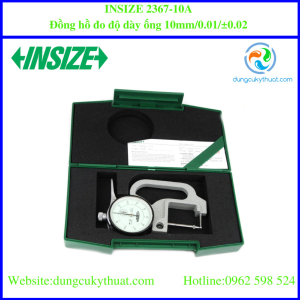 Đồng hồ đo độ dày của ống kiểu cơ INSIZE 2367-10A