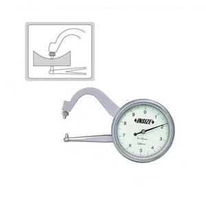 Đồng hồ đo độ dày Insize 2862-102