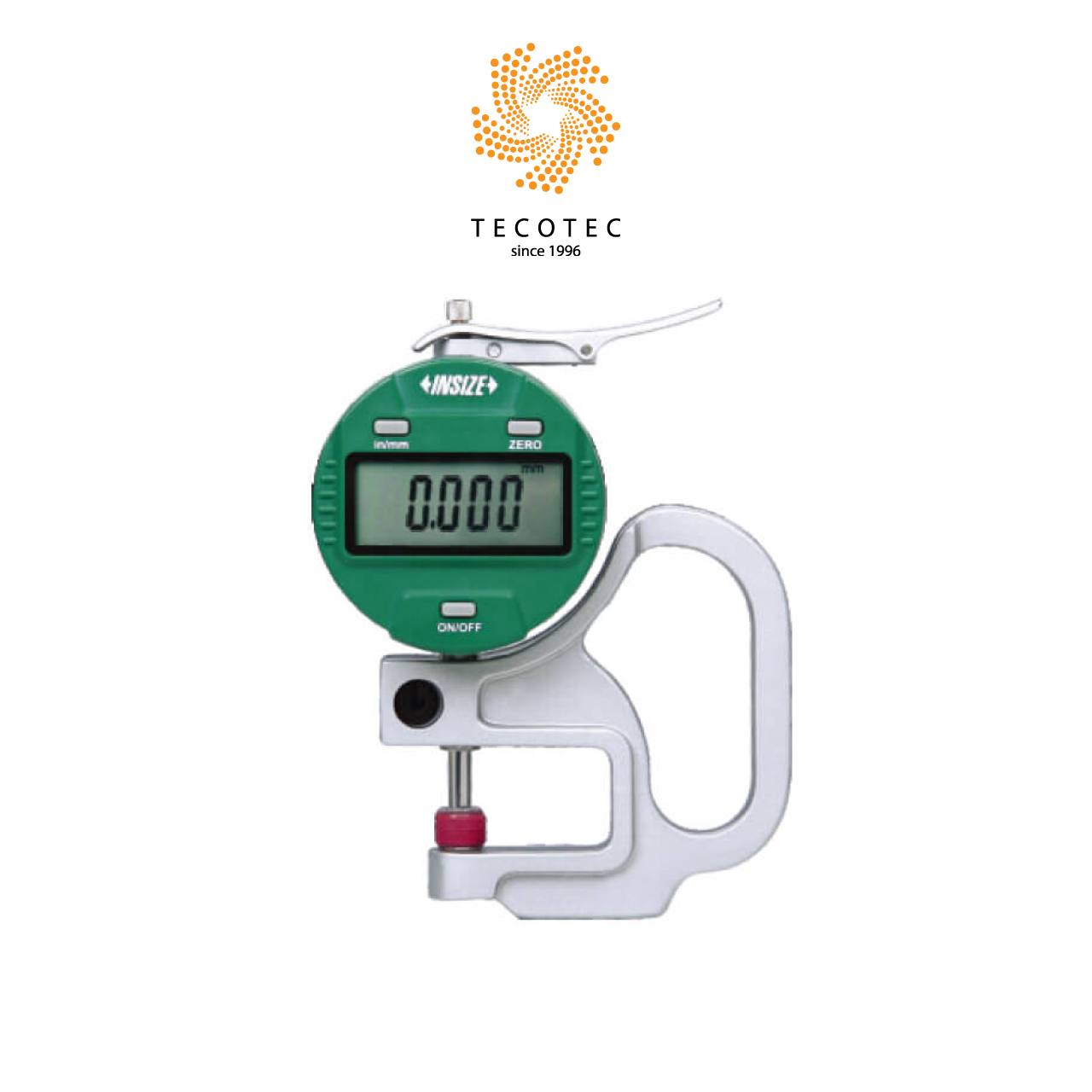 Đồng hồ đo độ dày vật liệu điện tử Insize 2871-10