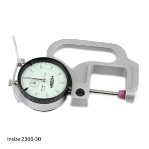 Đồng hồ đo độ dày vật liệu kiểu cơ INSIZE 2366-30