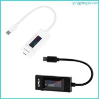 Đồng hồ đo dòng điện áp YIN Công suất USB Ampe kế thời gian làm việc Công suất Vôn kế