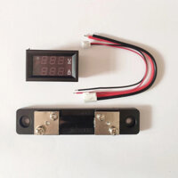 Đồng Hồ Đo dòng điện, điện áp DC 0-100V 50A có cả shunt dòng