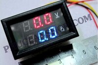 Đồng hồ đo dòng và áp (Volt, Ampe) ( DC 200v, 50A)