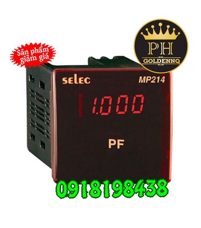 Đồng hồ đo hệ số CosPhi MP214 - Selec