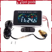 Đồng hồ đo hiển thị điện áp GODD Đồng hồ đo điện áp tự động 2in1 cho xe tải Trailer