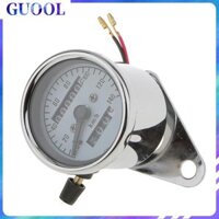Đồng hồ đo kép đa năng 12V Xe máy Đồng hồ đo tốc độ Guage