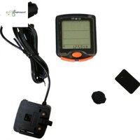 Đồng hồ đo mã có dây cho xe đạp Km Meter Đồng hồ đo tốc độ toàn màn hình Xe đạp leo núi chống nước