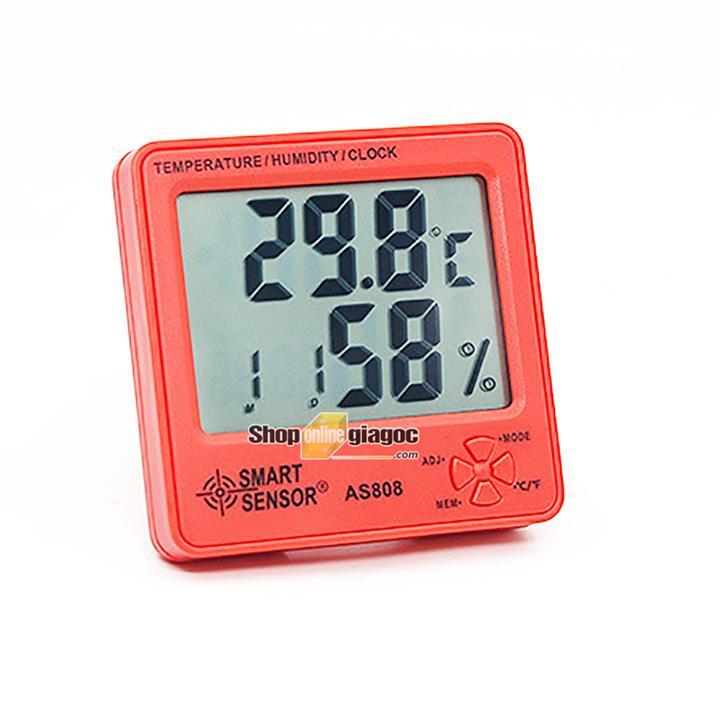 Đồng hồ đo nhiệt độ, độ ẩm Smart Sensor AS808