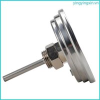 Đồng hồ đo nhiệt độ tròn YIN Thép không gỉ 50-550°F Nhiệt kế lò nướng BBQ