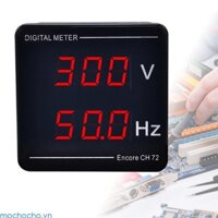 Đồng hồ đo tần số vôn kế kỹ thuật số hiệu suất mocho Màn hình LED AC50-500V