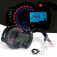 Đồng Hồ Đo Tốc Độ Màn Hình LCD Kỹ Thuật Số 7 Màu Cho Xe Máy KOSO RX2N MAX 299KM / H