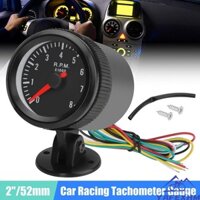 Đồng hồ đo tốc độ ô tô 0-8 (x1000) RPM 2 In. Máy đo vòng / phút đường kính 52mm
