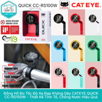 Đồng Hồ Đo Tốc Độ Xe Đạp Không Dây CATEYE QUICK CC-RS100W - Thiết Kế Tinh Tế, Chống Nước Hiệu Quả
