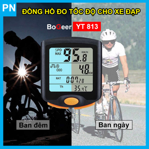 Đồng hồ đo tốc độ xe đạp thể thao BOGEER YT-813