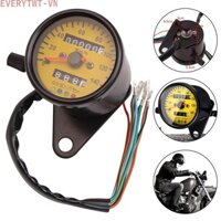 Đồng hồ đo tốc độ xe máy hiệu suất cao với màn hình chức năng kép