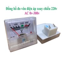 Đồng hồ đo vôn kế xoay chiều 220v loại Lớn, Nhỏ