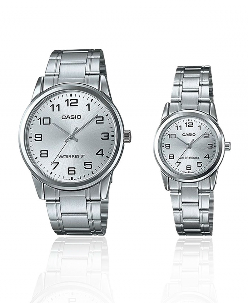 Đồng hồ đôi Casio MTP-V001D-7BUDF và LTP-V001D-7BUDF