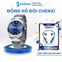 Đồng hồ đôi CHENXI Đồng hồ nam nữ kiểu dáng tinh tế Chống nước GAGAY