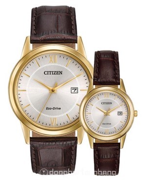 Đồng hồ đôi Citizen AW1232-12A và FE1082-13A