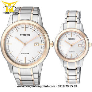 Đồng hồ đôi Citizen AW1238-59A và FE1088-50A