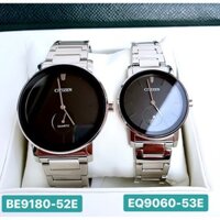 Đồng hồ đôi Citizen BE9180-52E Nam & EQ9060-53E Nữ - Máy Quartz Pin